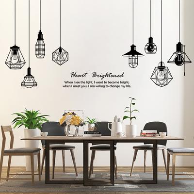 2 Yaprak/Set Duvar Çıkartmaları Uçak Fotoğraf Sahne Avize Odası Kendinden yapışkanlı Desen duvar çıkartmaları