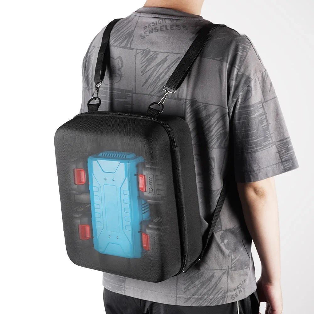 Yofidra 2 IN 1 Battery Backpack Portable Power Supply&Charger. 4 Charging Port,4X RUN TIME,fit for 18-20V Battery