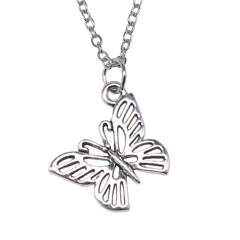 Dragonfly Pendant Necklace Insect Nature Inspired Delicate Jewelry 40cm Short Chain