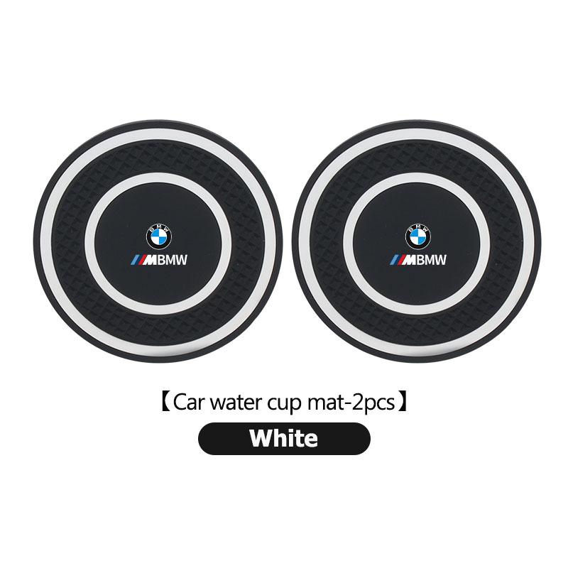 For BMW 2pcs Car Auto Cup Holder Anti Slip Coasters Universal Interior Accessories E46 E90 E60 F10 E39 F30 E36 E87 E90 E30 E53