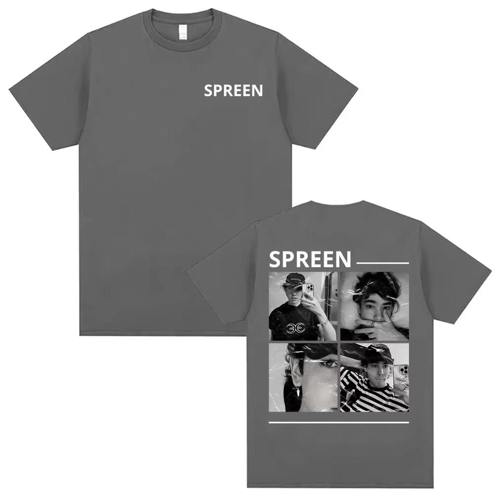 Rapper Spreen Album Graphic Merch Tshirts Mens Women Fashion Vintage Short Sleeve T Shirt Casual 100 Cotton Oversized Tshirt