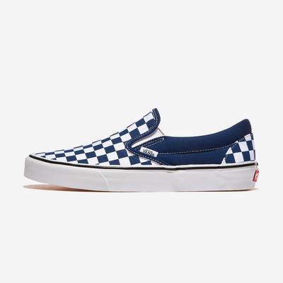 Classic Slip-On - Color Theory Checkerboard Deep Indigo [VN000DAHFOB] [Shipped from Korea] 100% Authentic