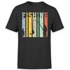 Vintage Fishing Mens T Shirt  For Fisherman Graphic Tee Top