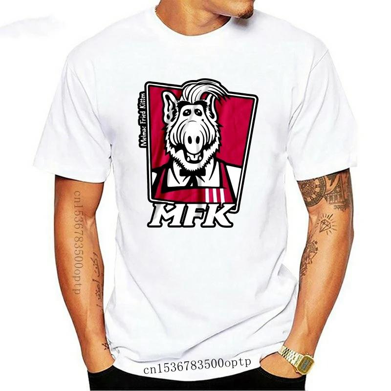 New T-Shirt Alf 6 Kult Schwarz Melmac, Lecker Katze, Ufo, Kom?die, Kult, Serie Streetwear Lustige Druck Kleidung Mans T-Shirt 20