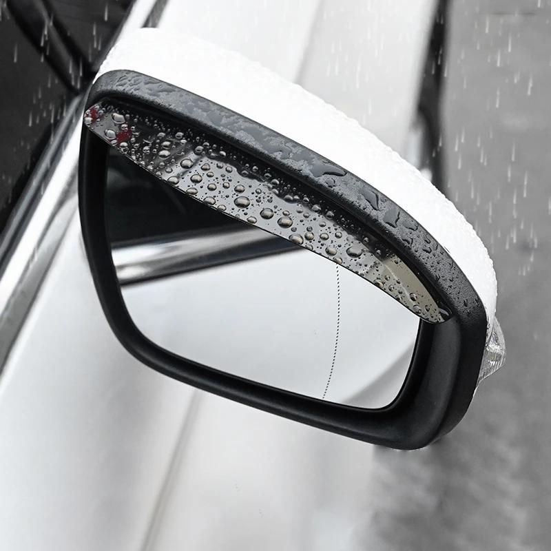 Car Rearview Mirror Rain Eyebrow Rain Shield Shade Protector Cover For Mitsubishi Lancer Mirage Pajero Asx 10 Outlander 3 L200