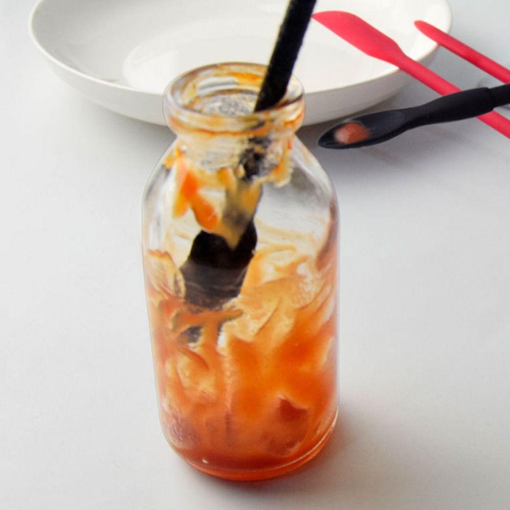 3Pcs/Set Multiple Sizes Silicone Spatula Tool Heat Resistant Mini Jam Spatula  Kitchen Applications