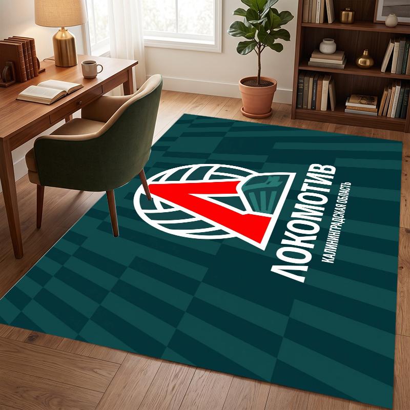 Lokomotiv Yaroslavl (27) Office Rug Elegant Floor Rug for Office Living Room Bedroom and Indoor Home Spaces