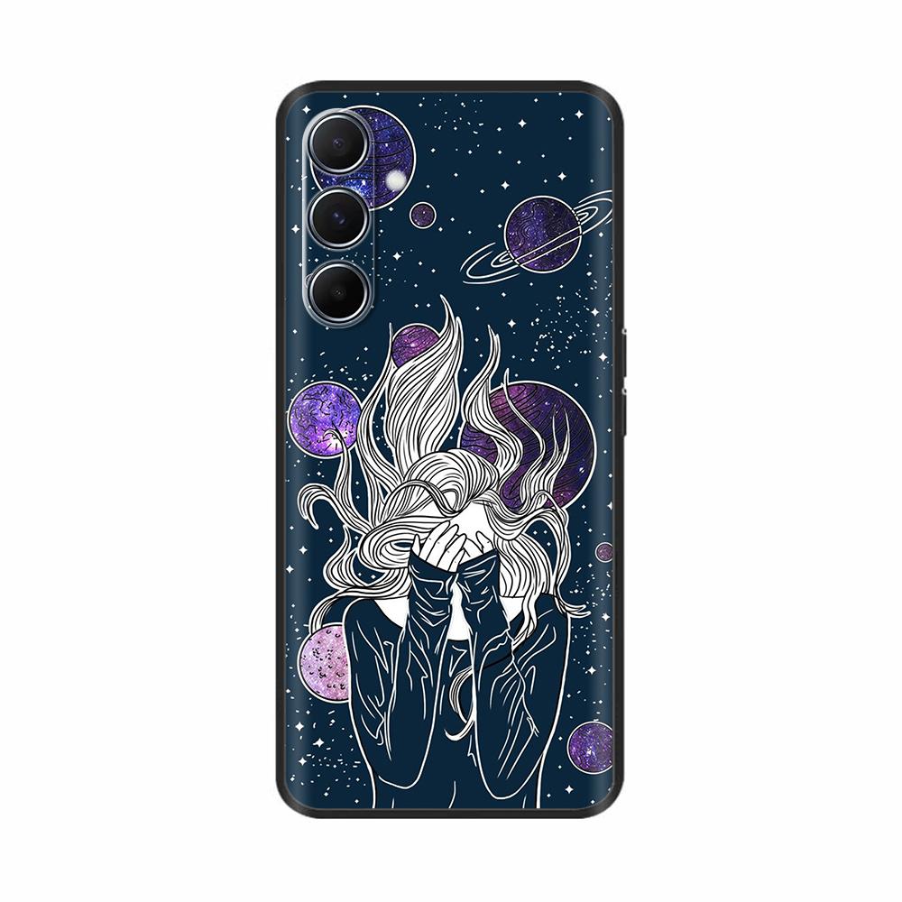 For Samsung Galaxy A26 5G Case Luxury Soft Black Silicone Bumper Phone Bags for Samsung A26 5G Cases Back Cover Coque Funda Capa