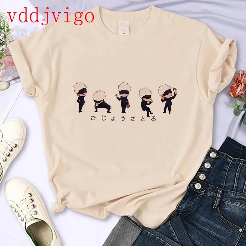 Streetwear Tshirt Japanese Anime Tshirt Jujutsu Kaisen Gojo Satoru Yuji Itadori Unisexga T Shirt Top Tees Clothes Y2k 90s
