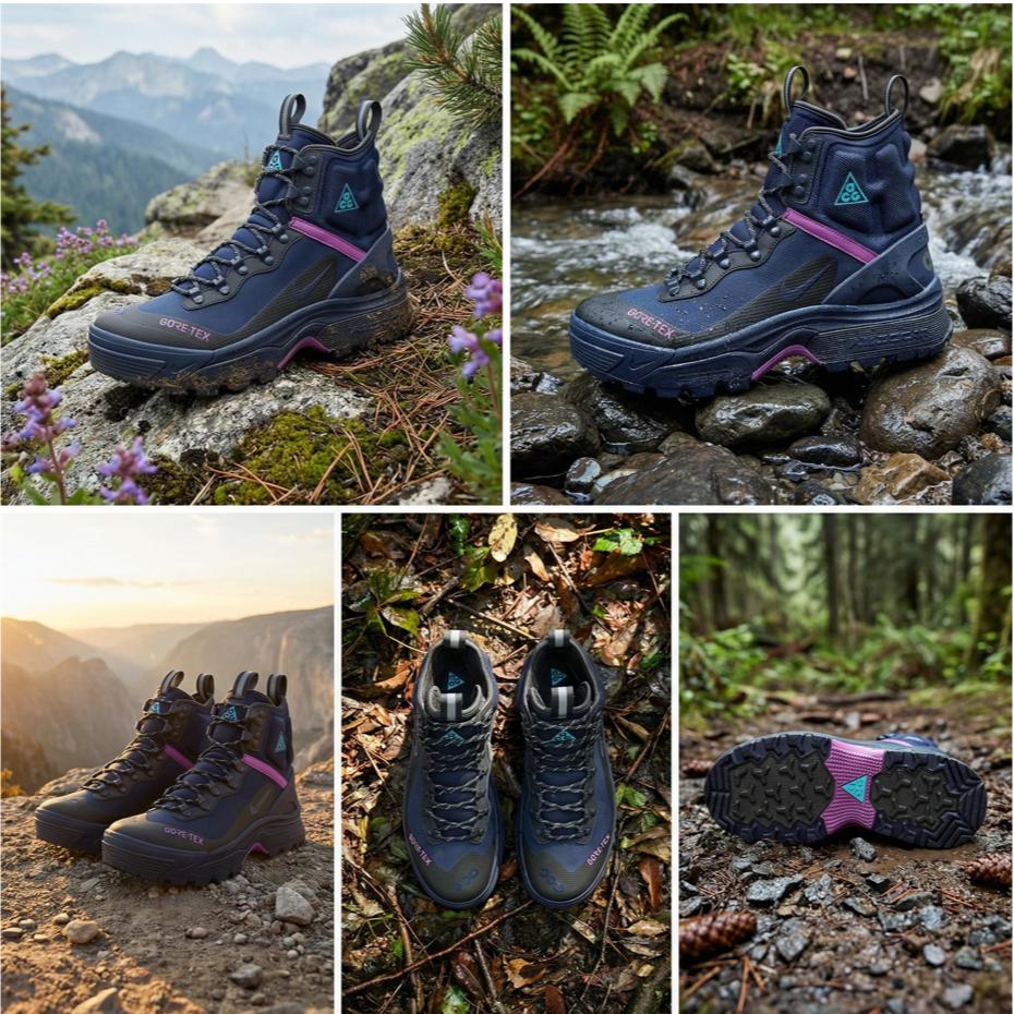 Nike Zapatillas ACG Zoom Gaiadome GORE-TEX Obsidian Hombre Azul Teal-Nebula Antracita DD2858-401