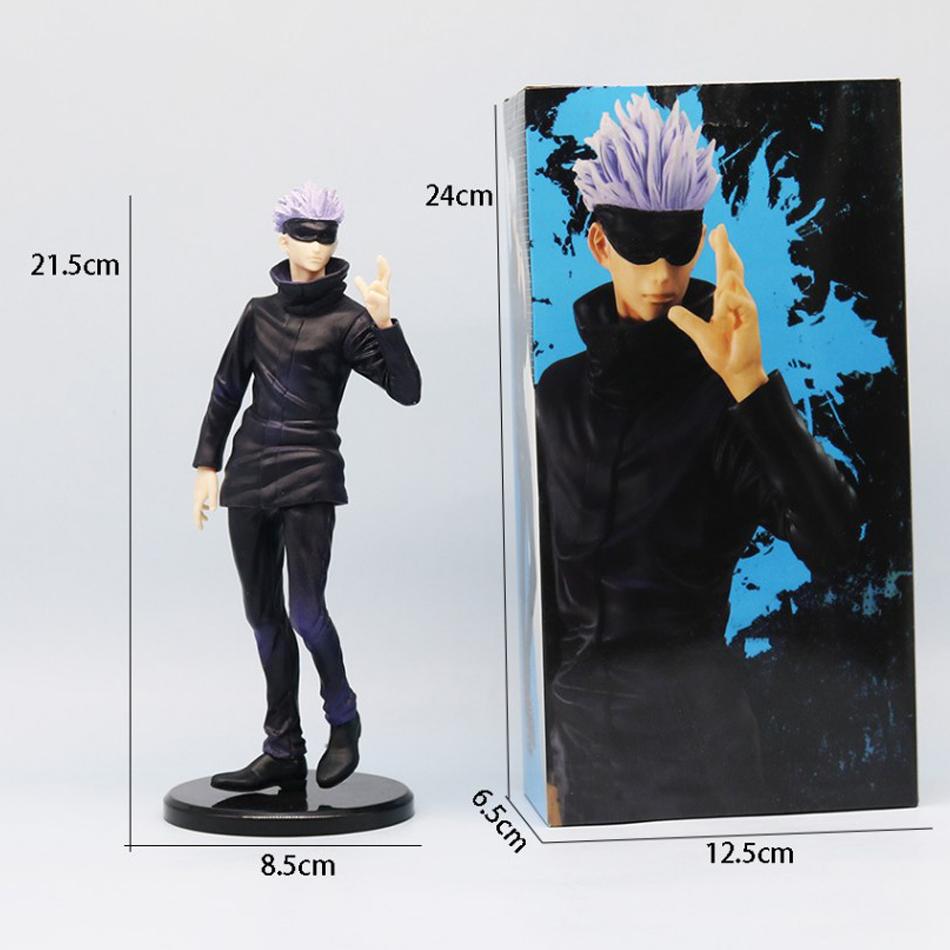 Wholesale with Box 21cm Anime Jujutsu Kaisen Satoru Gojo Figure Model Toy Gift Collection Itadori Yuji Pvc Action Figure
