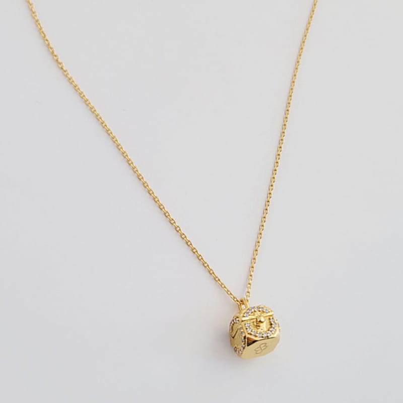 BSWAN Mood Jewelry Box Gold Necklace