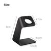 Metal Aluminum Charger Stand Holder for Apple Watch Bracket Charging Cradle Stand for Apple I Watch 1-8 SE Charger Dock Station