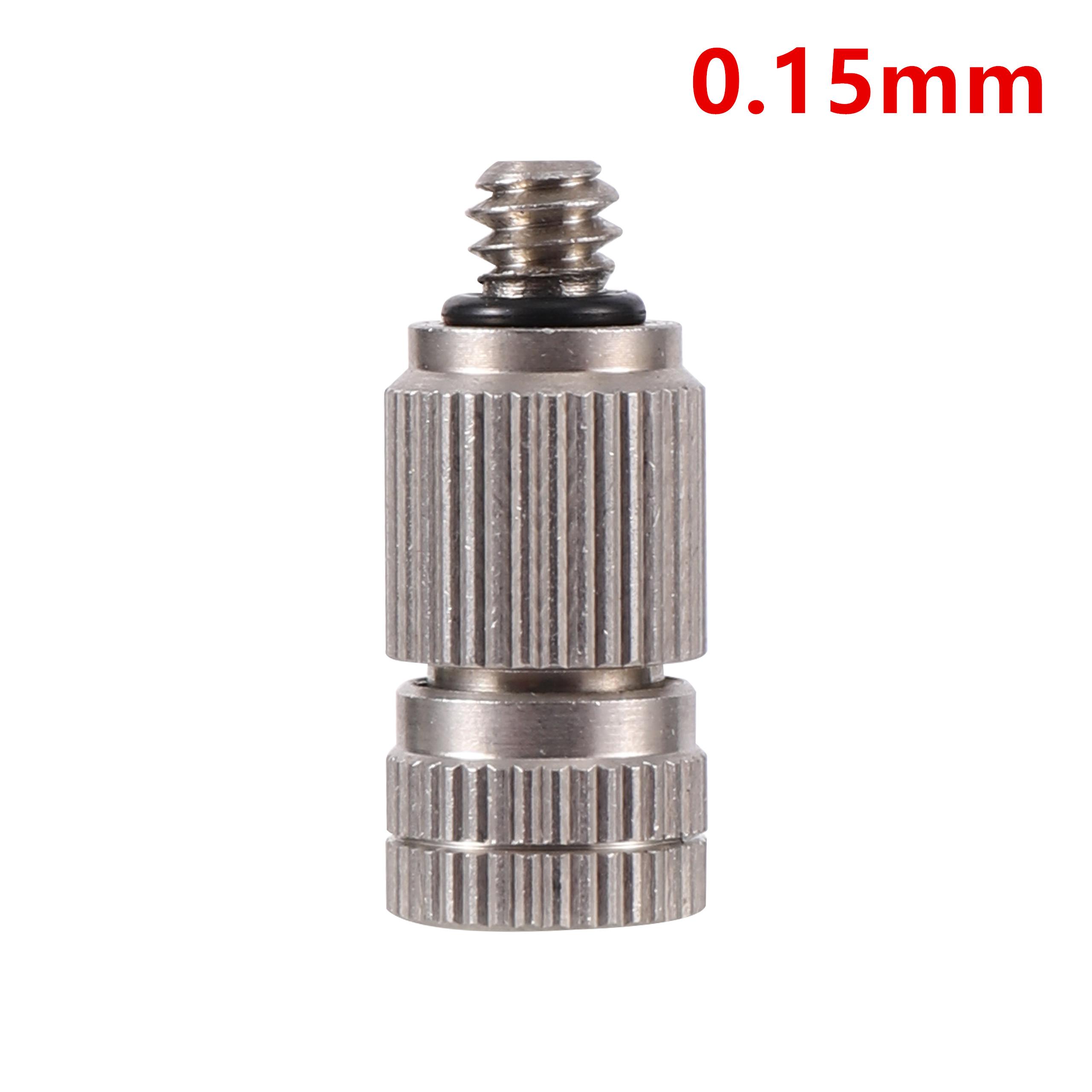 

50Pcs Stainless Steel High Pressure Misting Nozzle Garden Irrigation Sprayer Cooling Dust Removal Disinfection Atomizing Nozzle