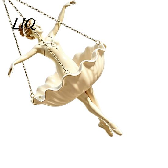 Artistic Hanging Planter Ballet Dancer Planter, Cute Resin Ballerina Plant Pot, Elegant Holder for Trailing Vines Succulents Spider Plants Pot