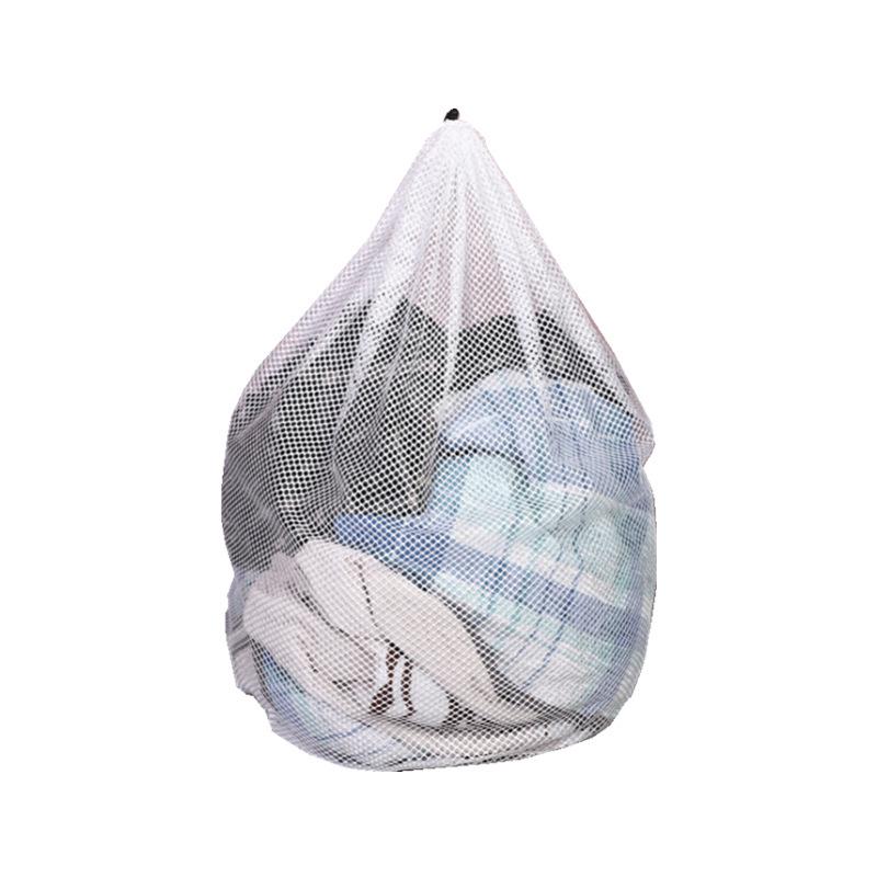 Polyester Mesh Drawstring Laundry Bag for Washing Machines, Large Lingerie Net Bag
