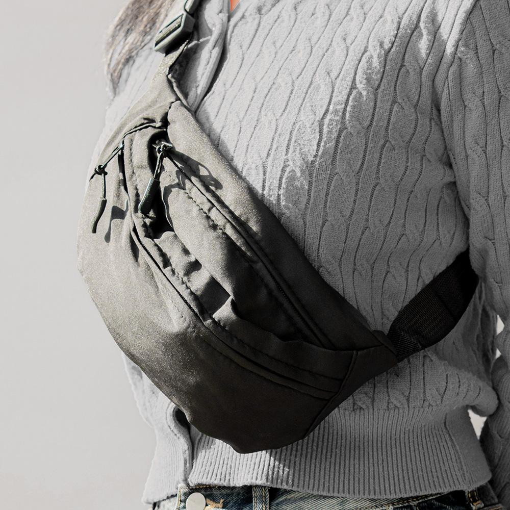 Goospery Mini Crossbody Waist Bag [Black]