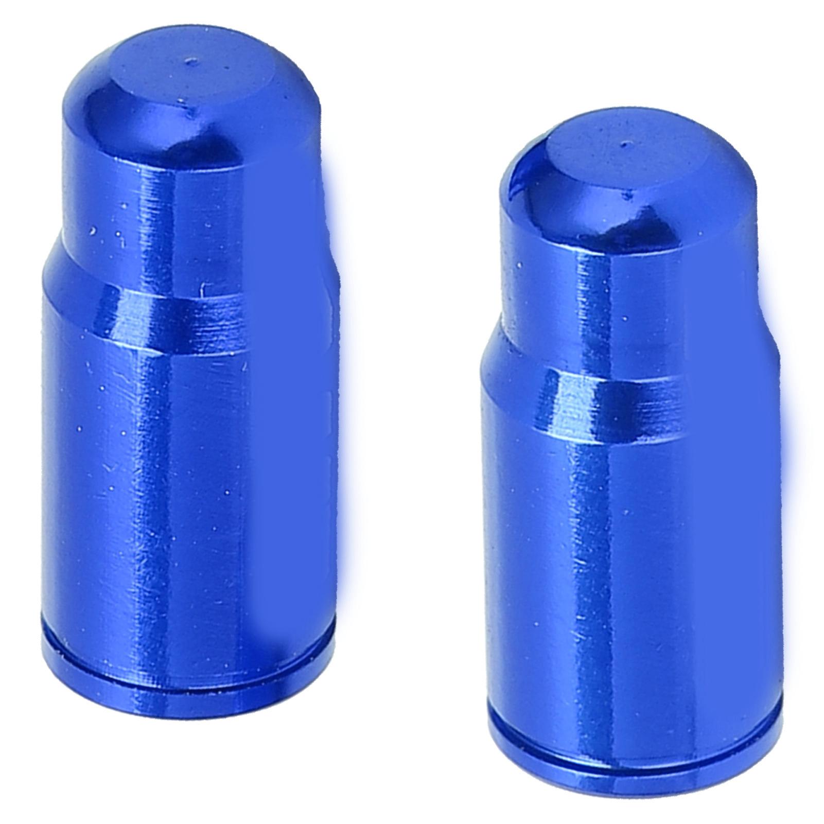 

1 Pair Presta Valve Caps Bicycle Valve Cover Aluminum Alloy Bike Tire Valve Caps Dust Covers for Mountain Road BikeBlue