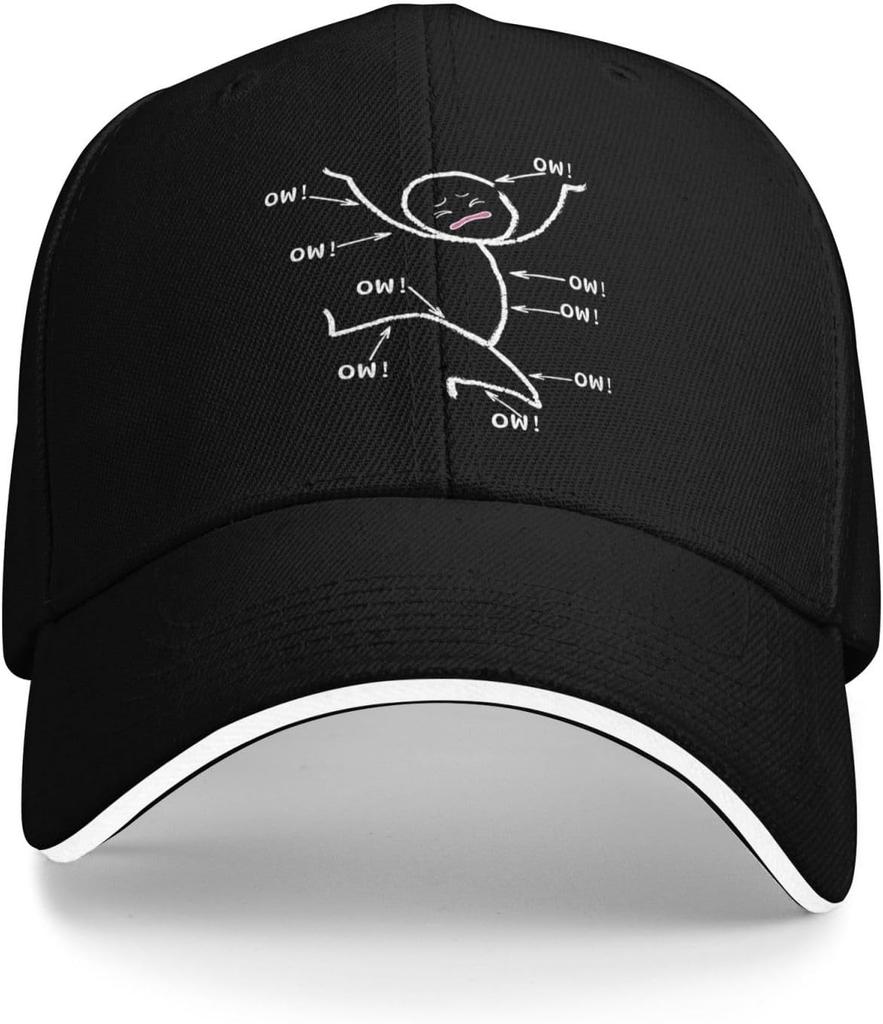 Figure Meme Baseball Cap Polyester Adjustable Outdoor Summer Hat