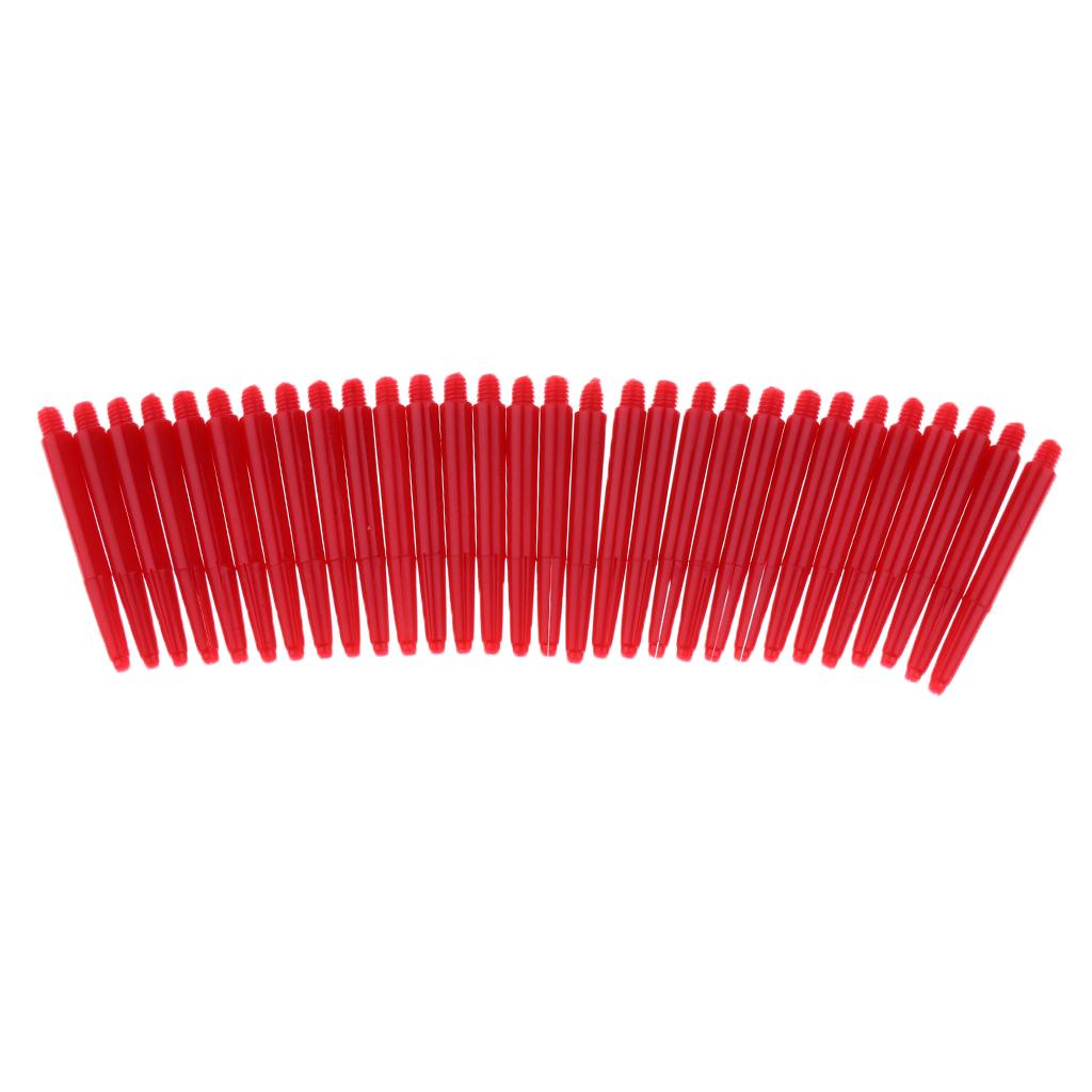 Durable Medium Nylon Dart Stems 2BA Thread Plastic Darts Accessories Fits Most Darts for Steel Tip Play