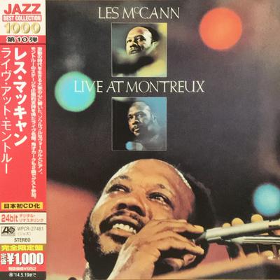 CD LES MCCANN - Live At Montreux WPCR27481 Atlantic 2013 Japan ObiJazz Used