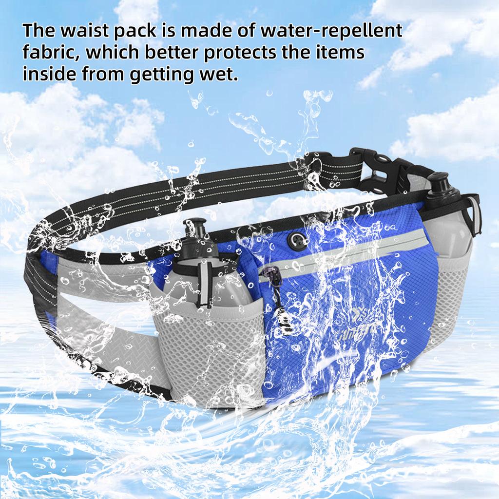 Belt Water Waist Pack Running Resistant Breathable Runners Belt Water Bottle Fanny Pack
