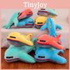 Plush Airplane Toy Soft Crystal Fabric Stuffed Toy Cartoon Airplane Pillow