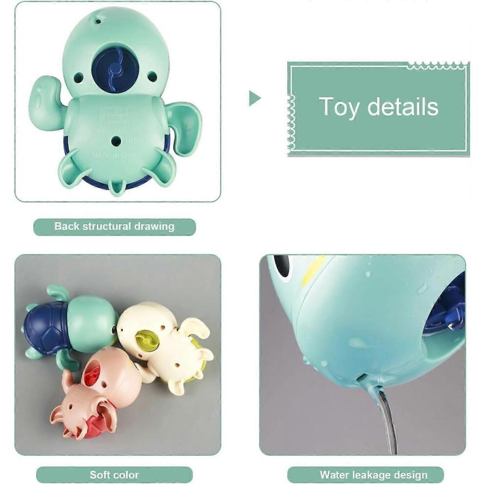 (As show, One size) Swimming turtles - three light-coloredToy