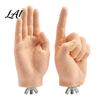 Parrot Training Aid Fake Hand Perch Simulated Human Bird Taming Toy Equipment with Grinding Surface Safe Anti‑Bite Desensitization Stand for Small