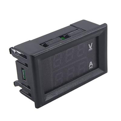Dc 0-100V 10A Digital Voltmeter Ammeter Dual Display Voltage Detector Current Meter Panel Amp Volt Gauge 0.28&Quot; Red Blue Led