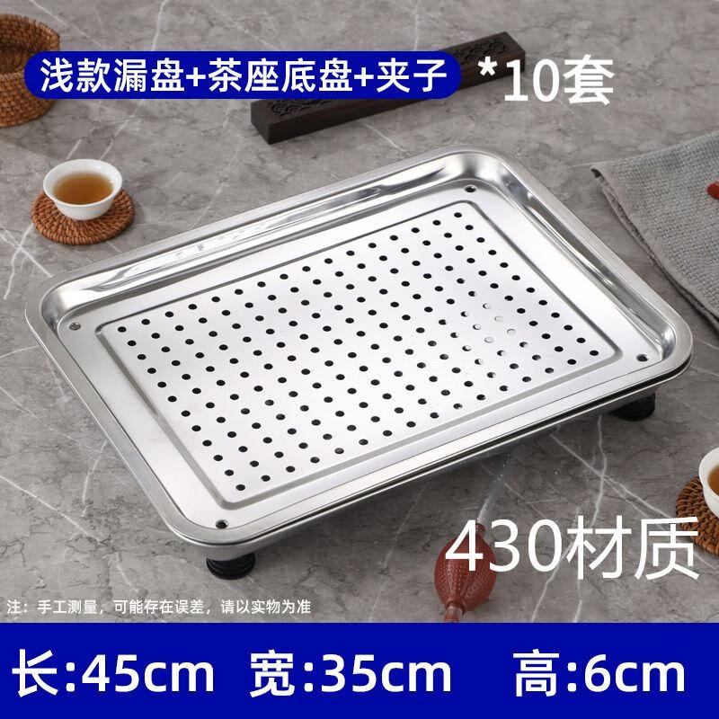 Stainless Steel Rectangular Deep Serving Tray
