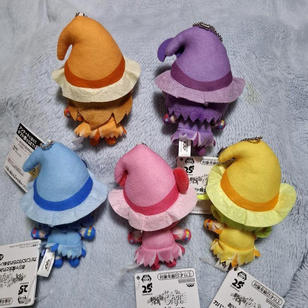 Magical Doremi Ojamajo Plush Toy Doll Complete Set 5 BANPRESTO JPN