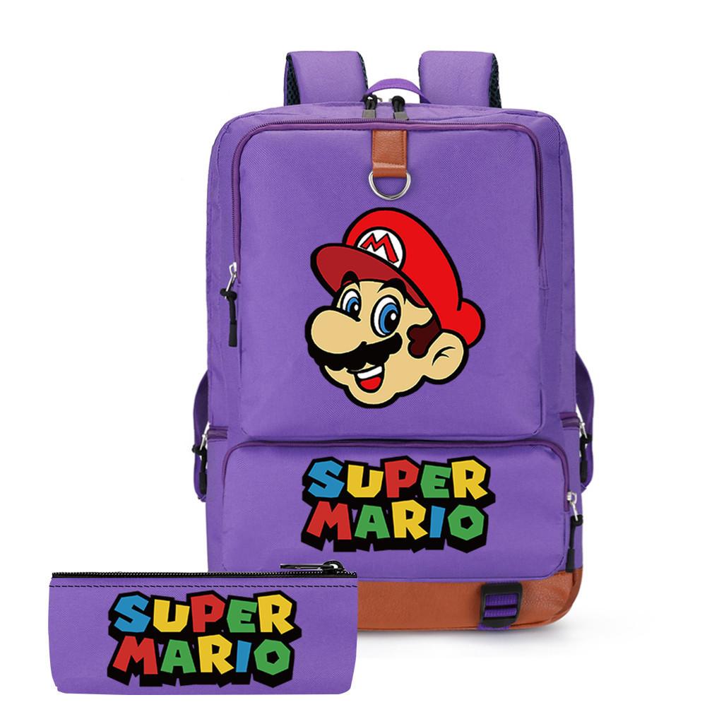 Cartoon Backpack, Primary And Secondary School Schoolbag, Backpack, Pencil Case, Two-Piece Set, Computer Bag.