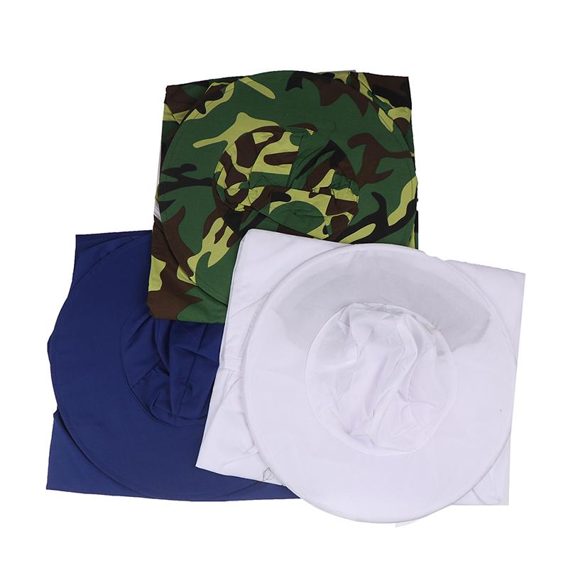 Protective Beekeeping Jacket Veil Smock Equipment Bee Keeping Hat Sleeve Suit