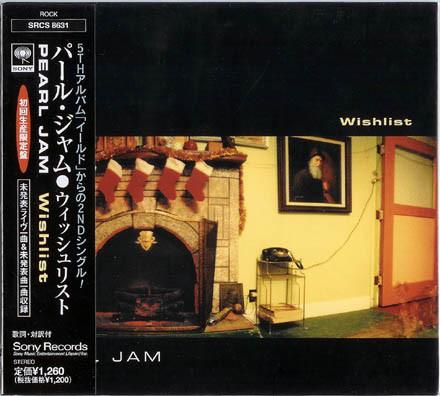 

CD PEARL JAM - Wishlist SRCS8631PROMO Sony 1998 Japan ObiRock Used