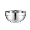 Pioneer Eagle 304 Stainless Steel Double-Layer Insulated Picnic Bowls (5-Pack)