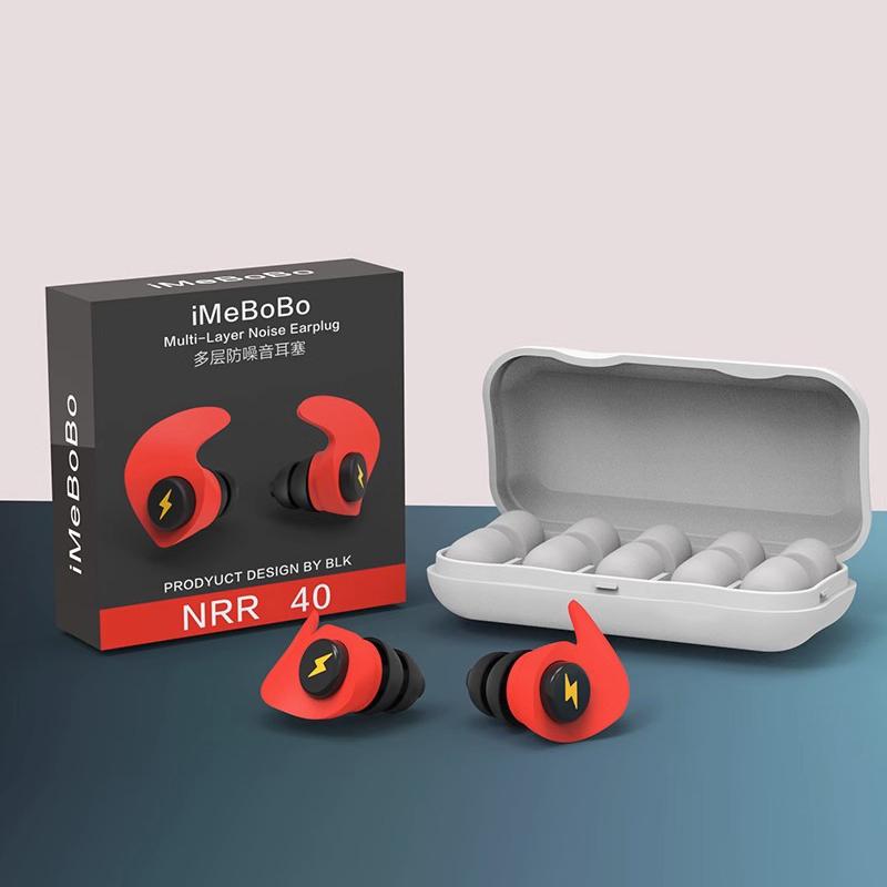 

Mini Silicone Ear Plugs Noise Reduction Filter Hear Safety Ear Protector For Study Concert Traveling Soft Foam Sleeping Earplugs