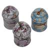 Design Floral Metal Cutie Tin Container pentru Zahăr Cafea Ceai Bomboane Conserve Sigilate Cutie