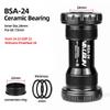 Gwintowany suport rowerowy BSA Ceramiczny BB BSA24 BSA30 BSA29 Angielski do rowerów MTB Szosowych 24mm 30mm 29mm Miska Korba rowerowa