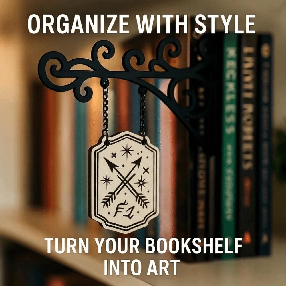 Creative Design Book Nook Sign Lightweight Bookshelf Decoration Hanging Sign Book Storage Space