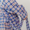 Sunday Lounge Women S Blue Water Check Robe Swjjagn0029