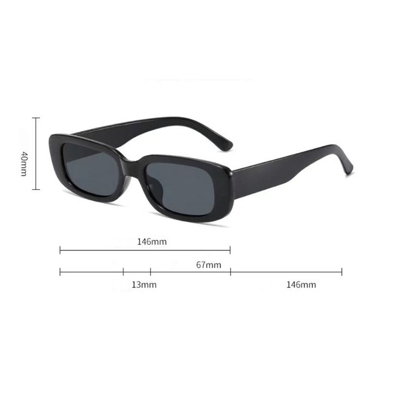 New Small Frame Rectangle Sunglasses Women'S Outdoor Hiking Sun Glasses Women Brand Designer Fashion Eyewear Uv400