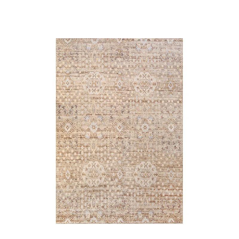Vintage Boho Living Room Carpet Traditional French Luxury Rugs for Home Decor Popular Fashion Non Slip Coffee Table Floor Mats