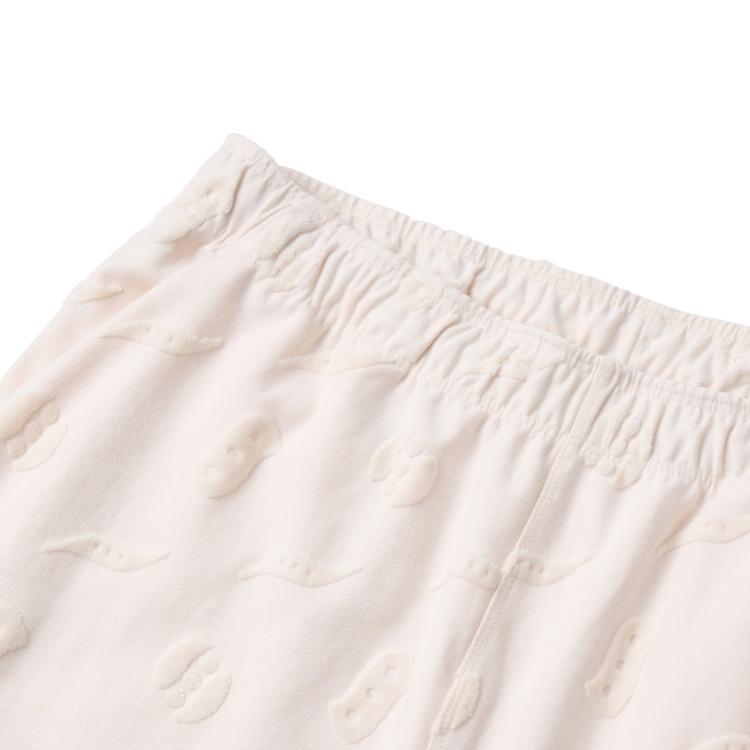 Saucony Solid Color Casual Elastic Cuff Knitted Sports Pants Women bottoms Light-Beige SC1249051A-WT09