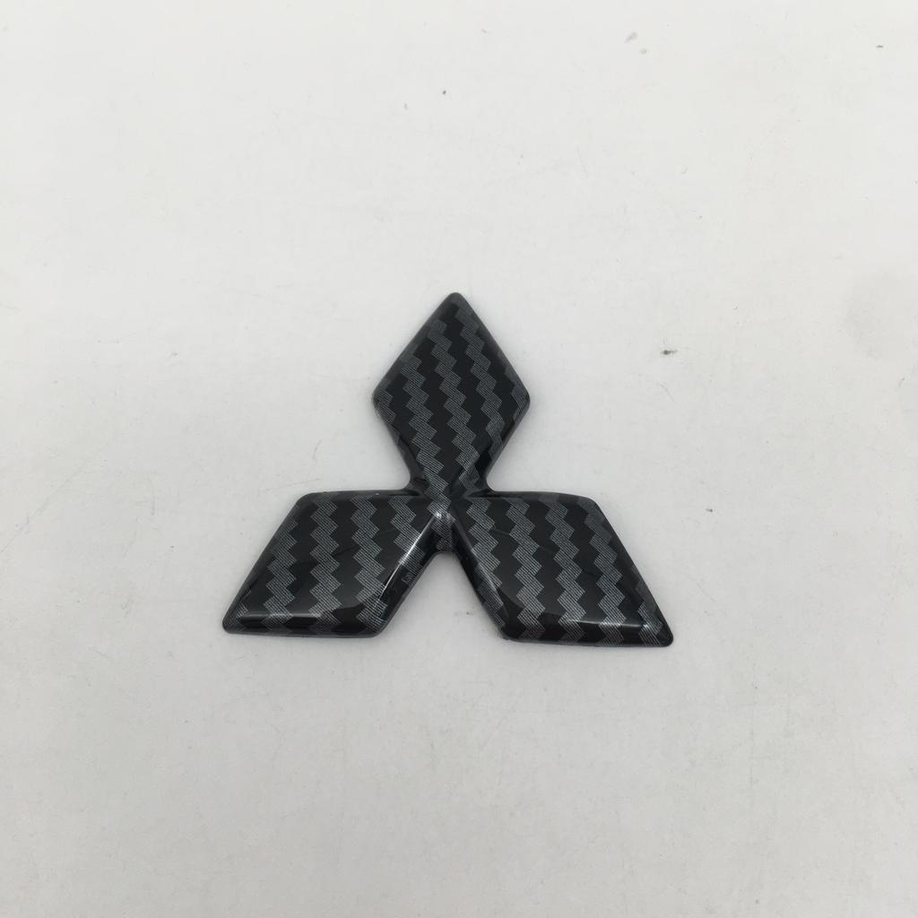1 Stück ABS Beeinflusst nicht 47 mm für Mitsubishi Auto Emblem Lenkrad Mittelplakette Lenkaufkleber Abziehbild Styling Auto Zubehör