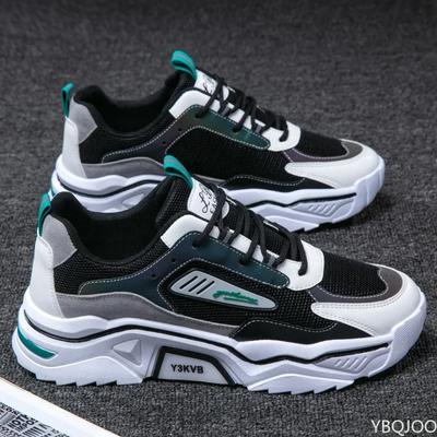 Buty projektanta męskie Nowy styl Lato Oddychające Dzikie Siatki Sportowe Casual Młodzież Zwiększ Stare Modne Buty Męskie trampki