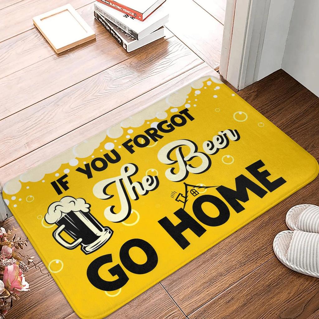 Cheers To Carnival Day Welcome Here Front Door Mat Anti-Slip Outdoor Quick Dry Doormat Kitchen Balcony Entrance Rug Carpet