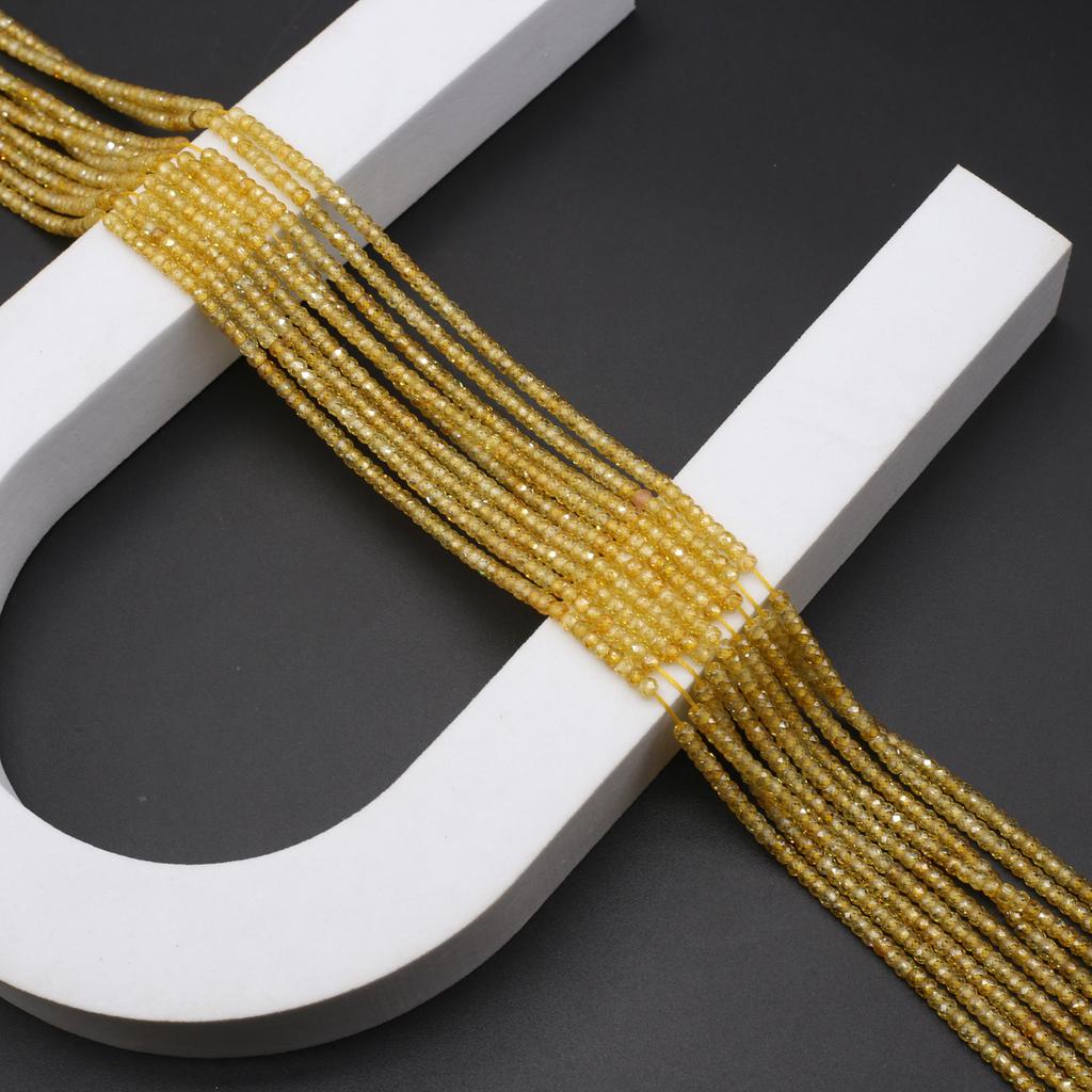 Natural Stone Beads Zircon Oval Faceted Beads Charms For Jewelry Making DIY Necklace Bracelet Earrings Accessory