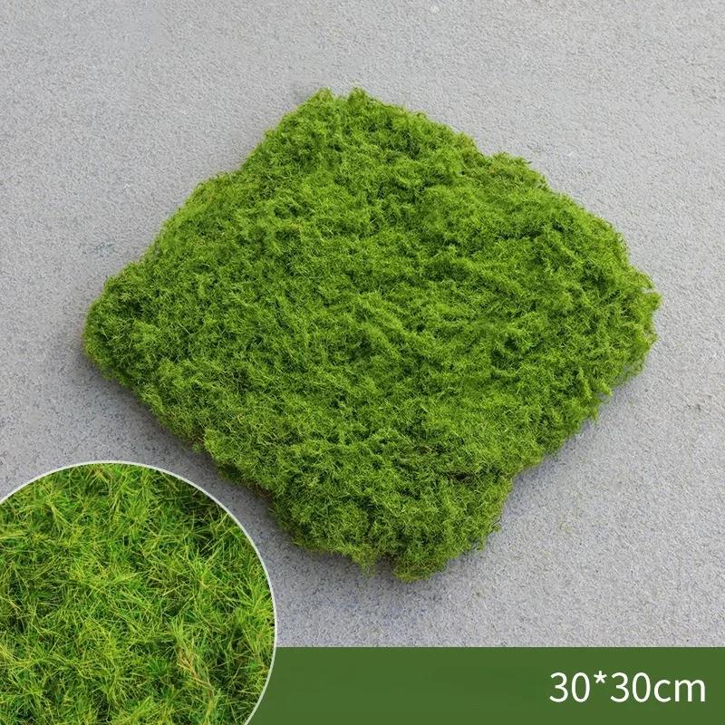 Artificial Moss Turf Simulation Fake Green Grass Moss Carpet Faux Lawn Muscus Bonsai Landscape DIY Outdoor Garden Deocraiton