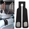 Rear Seat Hanging Dual Hook Suede Microfiber Large Load-Bearing Hook Hanger Car Back Seat Hook Car Interior Accessories